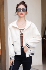 现货！！2023秋季新款休闲外套女时尚宽松百搭夹克气质，女装短外套，以桐