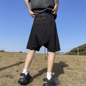 五分裤沙滩裤宽松型气质春秋慵懒男时尚潮牌潮流青春流行潮休闲裤图片