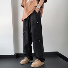 宽松型夏季休闲裤青春流行时尚潮牌潮流气质慵懒男长裤LD75P35，男装休闲裤，星座1116-2