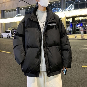港风夜景标50白鸭绒宽松时尚立领羽绒服YR214 P195控258图片