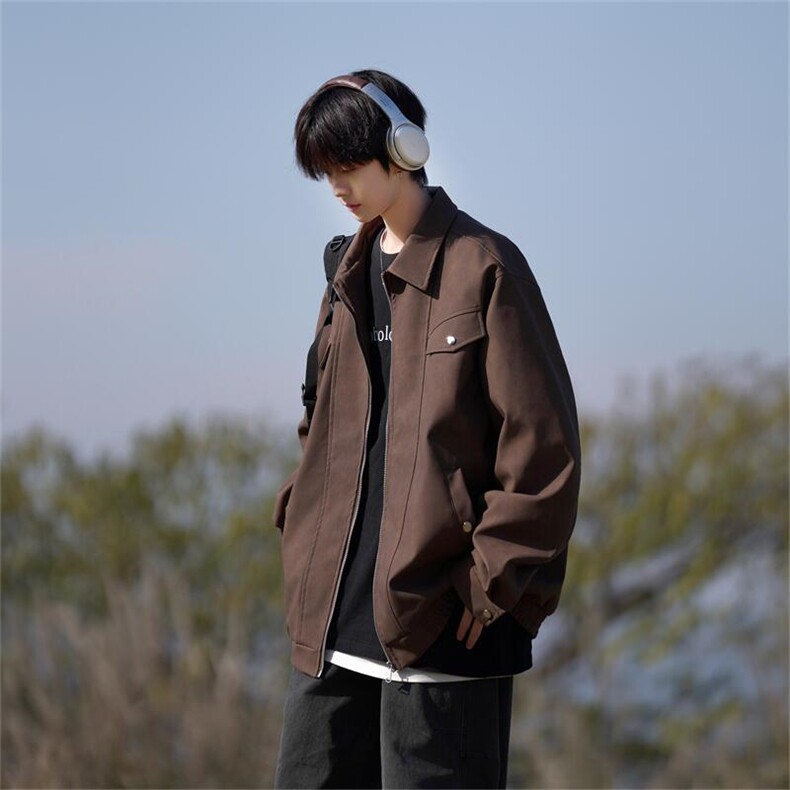 现货2025秋季美式复古皮衣外套翻领皮夹克JK8088-P85,男装皮衣,星座1209-2