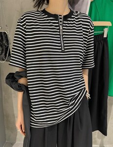 夏季新款条纹T图片