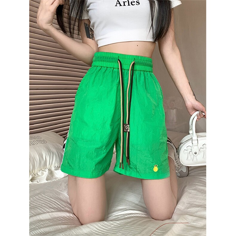 潮牌高街休闲运动短裤男oversize美式复古五分裤刺绣DK02特批P28,男装牛仔裤,星座301D-4(原星座1004-4）