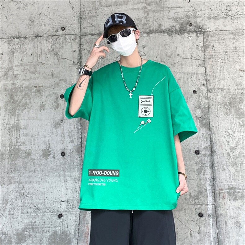 230g重磅纯棉!夏季短袖t恤男半袖男DSA028-MDT21L125-P25,男装T恤,电商A028