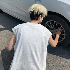 ！2026夏季新款男士重工刺绣汗背心潮牌无袖T恤BX302特P26，男装背心/马甲，电商B220