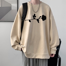 麂皮绒卫衣男大码重磅长袖t恤男JW81360-P35，男装卫衣，电商A040