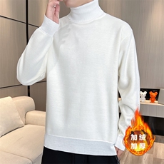 2023-403-2-M669-P26新款一体绒高领毛衣男针织衫加绒时尚帅气，男装针织衫/毛衣，星座1018-1​