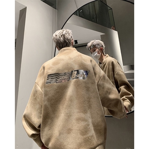 美式复古棒球服男2025秋季潮牌工装飞行夹克 XZ514-2-24246-P118图片