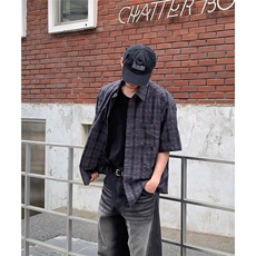 防晒宽松长袖衬衣复古格子男女旅行户外防紫外线聚酯纤维CS370，男装衬衫，星座1116A（原606A-3）