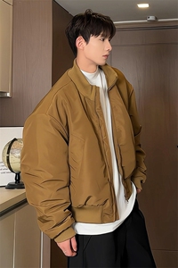 棉衣男短款秋冬季新款美式复古宽松休闲百搭棉服港风潮流MY06-P90图片