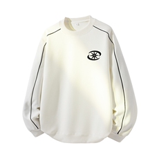得物供货、复合重磅420克现货圆领卫衣宽松HD019-1-YLT25107-P35，男装卫衣，电商019-1