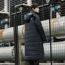 户外运动棉服大衣加厚长款男女大衣保暖外套棉服爸妈长款棉衣潮，男装棉衣，星座1804