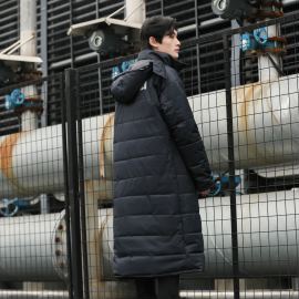 户外运动棉服大衣加厚长款男女大衣保暖外套棉服爸妈长款棉衣潮图片
