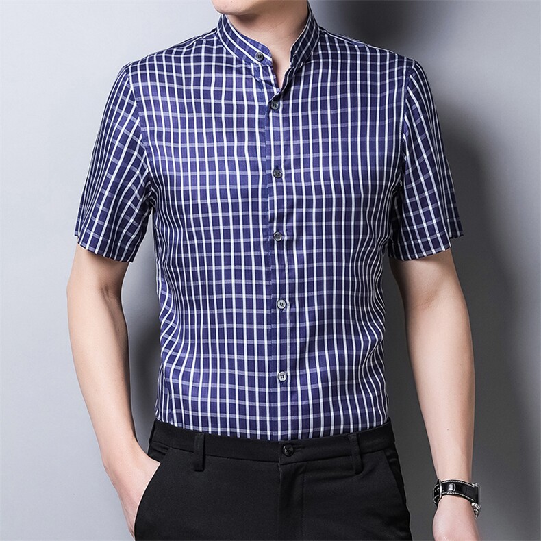 GBN513-1夏季新款男式休闲衬衫纯短袖时尚衬衣P480,男装衬衫,电商B360