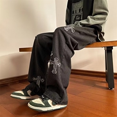 美式牛仔裤男春秋新款休闲直筒裤N6018P40，男装牛仔裤，星座1116-2