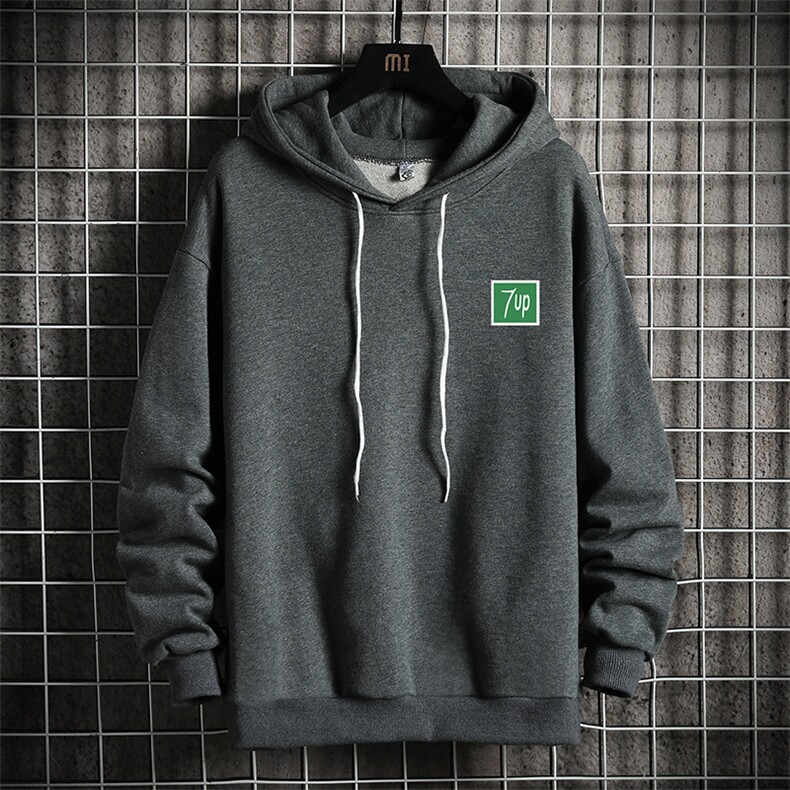 WY2058-P40纯棉连帽卫衣男大码运动帽衫宽松薄外套网格挂拍,男装卫衣,电商A040A