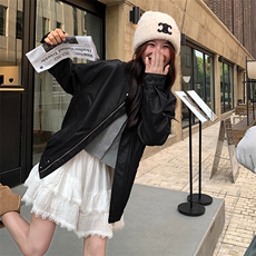 现货2025新美拉德复古皮衣外套203P135K208，女装皮衣，浙宝203