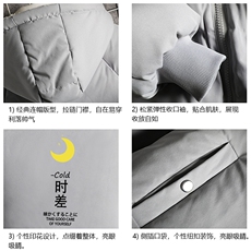 MY16047-P100加厚加绒连帽衣男大码服男面包服男网格挂拍，男装棉衣，电商A040A