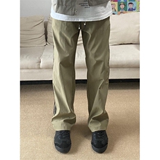 【有货】BN02CC-P45三条杠裤子男户外宽松直筒侧边条纹休闲裤，男装休闲裤，星座1007（原301D）