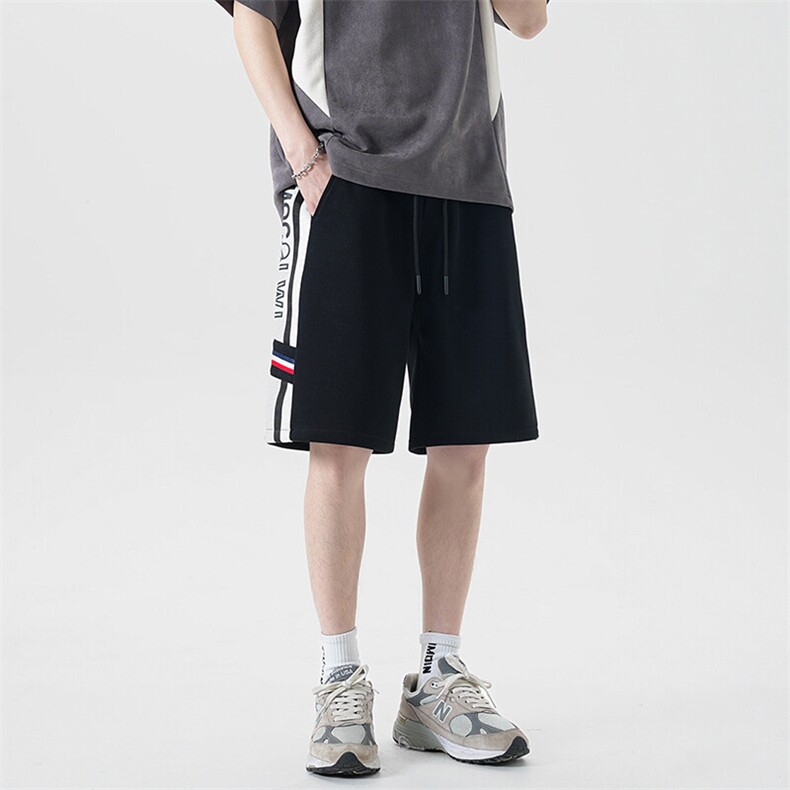 美式ins高街夏季小众拼接短裤五分休闲裤B278-DK83-P35,男装牛仔裤,电商B278