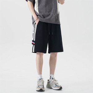 美式ins高街夏季小众拼接短裤五分休闲裤B278-DK83-P35图片