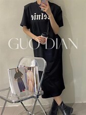 夏季长T恤，女装T恤，GUODIAN 果点