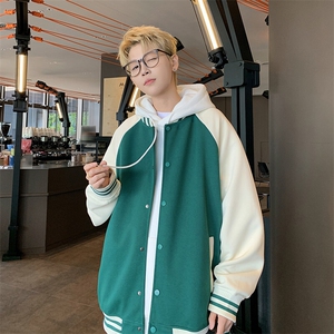 高品质夹克男!重磅潮流开衫卫衣休闲百搭棒球服外套BQ55088 特p65图片