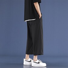 冰丝休闲裤2023夏季超薄韩版潮流百搭宽松休闲裤1211-特批20，男装休闲裤，星座718-1