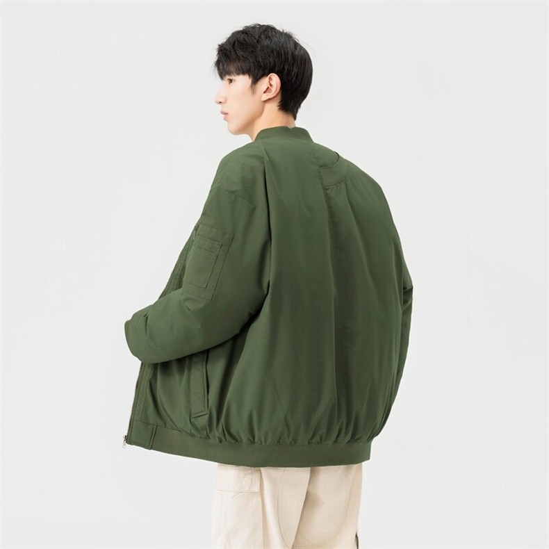 棒球服外套男女棉服美式潮牌复古高级感男装宽松飞行员M0822-P98,男装棉衣,星座308B-2