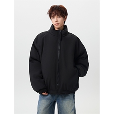 MFDD012-P80冬季日系竖条纹美拉德棉衣男宽松保暖棉服外套，男装棉衣，星座712A-1