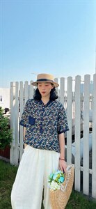 纯苎连衣裙小衫裤子裙子衬衣 时尚风 风淑女风休闲风,女装连衣裙,川哲