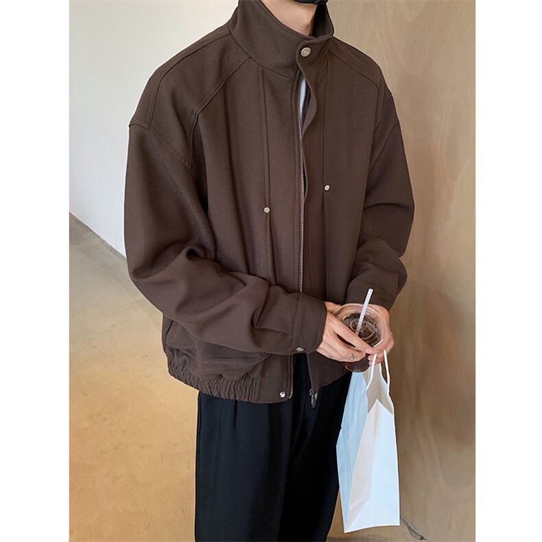 美式复古立领宽松高街潮流飞行服夹克男女休闲外套-880026-P128，男装夹克，电商B289-1