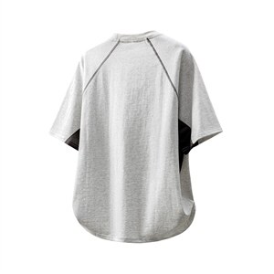 1可二开袖子内侧拼接棉大码M-5XL短袖T恤男DX77998P48控78图片