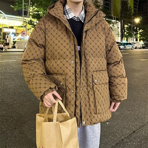 面包两面穿棉袄服男外套宽松潮牌2023服新款连帽冬季MF150-P89图片