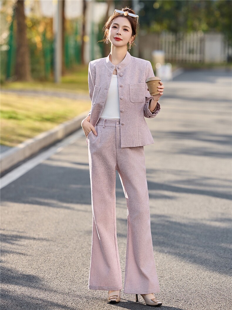 2026春季港新款淑女气质收腰御姐炸街两件套套装,女装套装/套裙,伊仟回