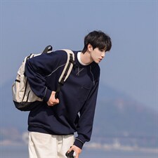 可二开华棉卫衣大码M-5XL表面棉底部聚酯纤维WY77972P50，男装卫衣，星座227-7