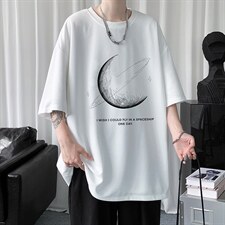 HT73246-P22华夫格t恤男短袖男大码五分袖短句风，男装T恤，电商A040