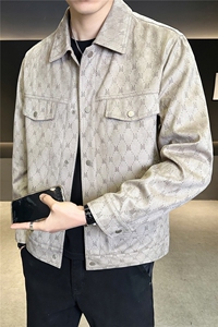 皮夹克男2026春季皮衣外套男C317-26123-P155图片