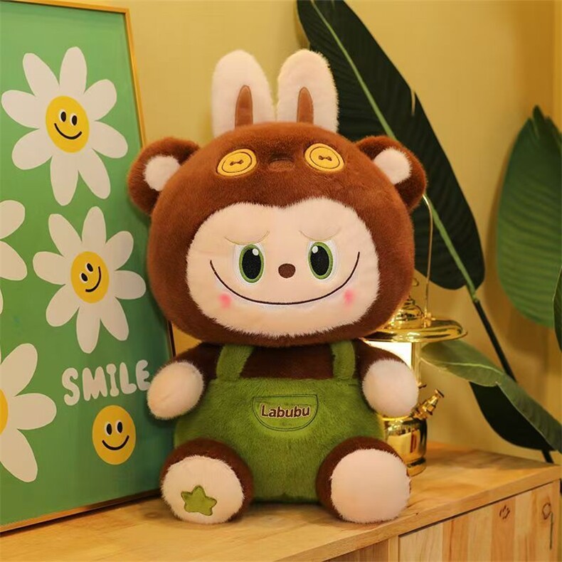 背带裤拉布布，旭旭毛绒玩具厂