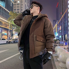 AY133/P138控178冬季社会小伙简约百搭不过时重磅连帽编织男咖首，男装卫衣，星座305B-1
