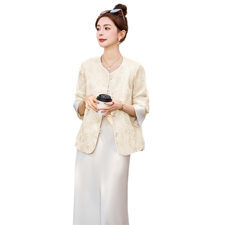 2026新款蕾丝刺绣防晒外套,女装短外套,衣佳和