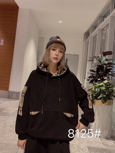 2021新款加绒卫衣,女装卫衣/绒衫,柏旺阁