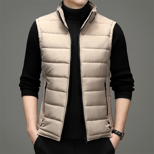 秋冬季马甲男士潮保暖休闲百搭外套立领宽松棉服SNNMJ81865-P100图片