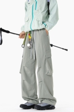 秋季防风拼接大口袋大码防泼水户外休闲冲锋裤男K24036-特P55控98，男装休闲裤，电商A001-1