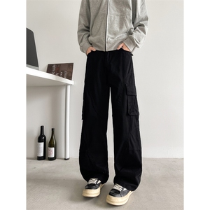 B221 美式ins暗黑高品质多口袋休闲工装裤子 LK24371-P70控98图片