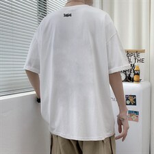 高品质~220G###夏季新款短袖T恤港风大码T106-P25控39，男装T恤，电商A161-2