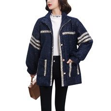 时尚百搭短款羽绒服女冬季新款韩版宽松显瘦加厚保暖外套上衣，女装毛呢外套，天丽