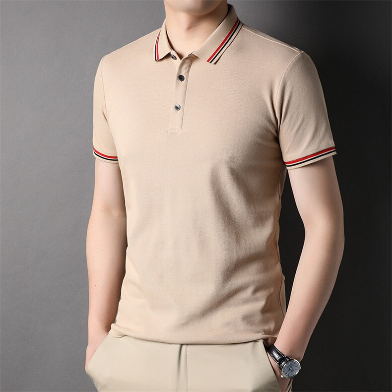 AG2732钱塘2020-3夏季新款全棉男装Polo衫量大价优P40,男装Polo衫,钱塘207-3