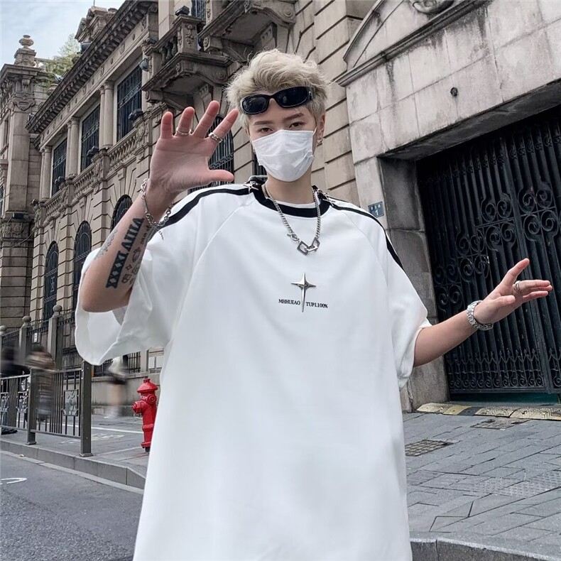 2024春夏季新款男休闲圆领短袖T恤T2501P38,男装T恤,星座1116-2