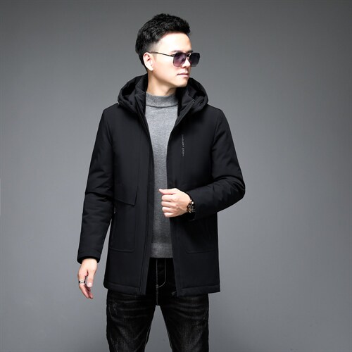 中老年可脱卸内胆羽绒服男长款冬装外套保暖防寒服ALXB9662-P365，男装羽绒服，电商B212（原钱塘6029）